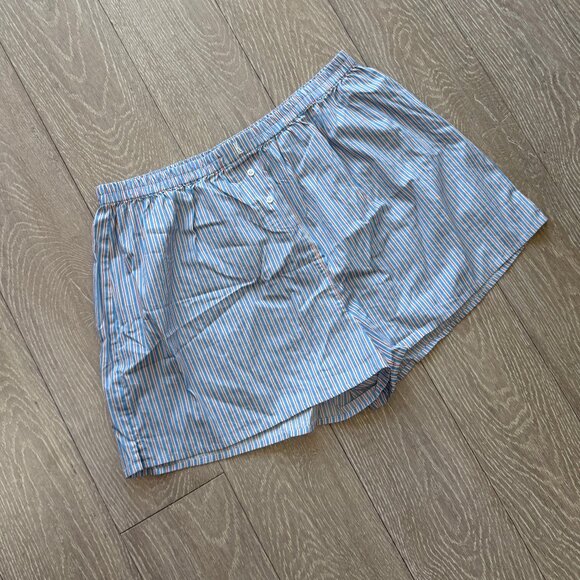 Kit Undergarments: French Stripe Sleep Shirt & Boxer Shorts Set - Picture 7 of 7